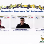 Pembicara pada acara LangkahMenujuBerkah Ramadan Bersama OY! Indonesia 2
